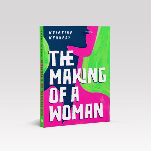 Wow factor book cover for women's contemporary fiction novel Diseño de BeGood Studio