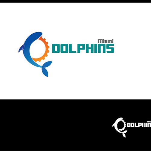 99designs community contest: Help the Miami Dolphins NFL team re-design its logo! Design by Zakirides123