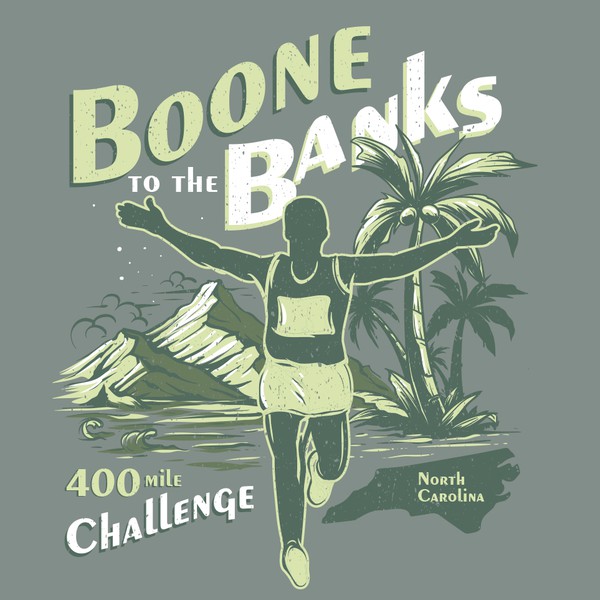 vintage t shirt marathon theme