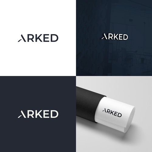 Logo and brand design for Arked Oy Design by polykindly