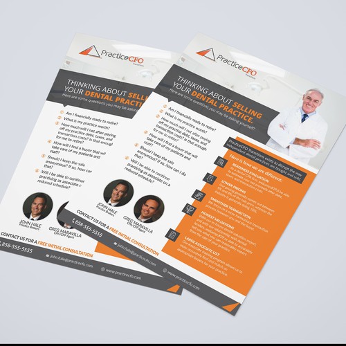 PracticeCFO Transitions Flyer Design by Dzine Solution