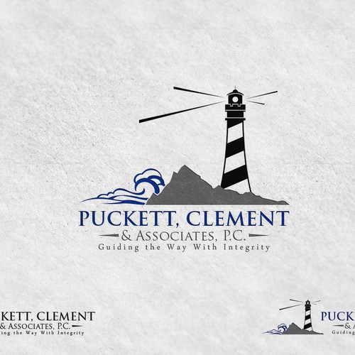 Designers, help me design the brand logo that defines Puckett, Clement & Associates, P.C., CPA's. Design by Tagan