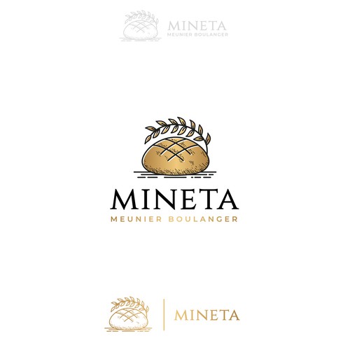 "Logo & Brand id - Modern French bakery with organic, healthy, local, traditional and tasty products" ganador Logo & guía de marca