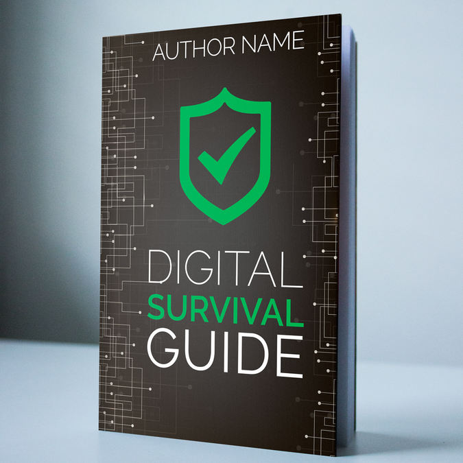 Digital Survival Guide book cover | Book cover contest