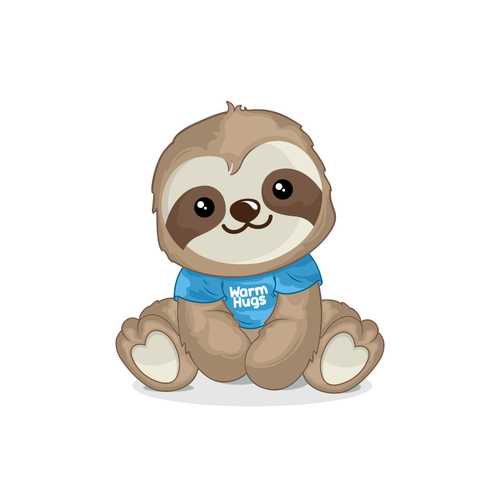 Design a Sloth Stuffed Animal Character for Autistic Children Design by Gloxee