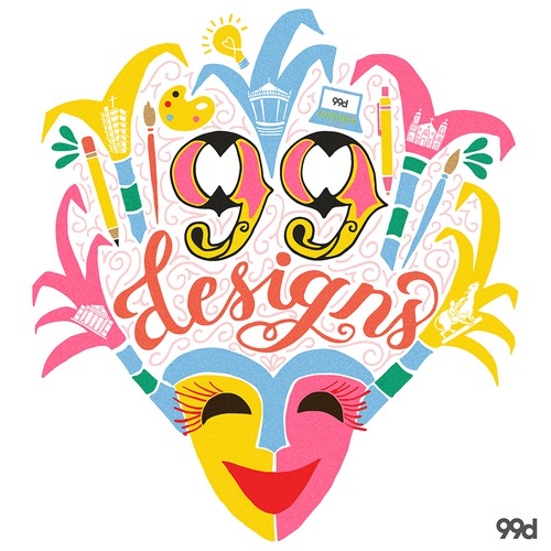 Create a cool illustration for 99designs designer meet ups event. Bacolod 9/9 Design by Zitro