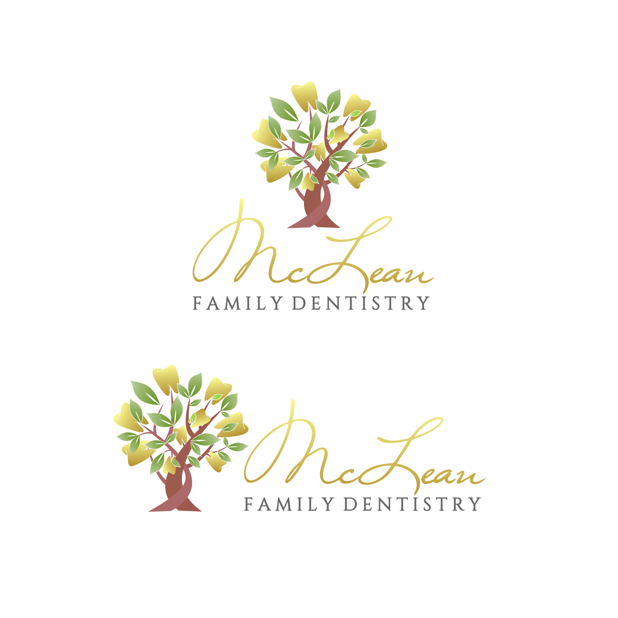 Divorce logo with the title 'Unique dental office Logo - style inspiration provided!'
