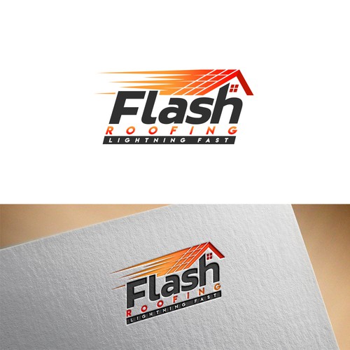 Compete to create a logo for Flash Roofing! Design by Psypen