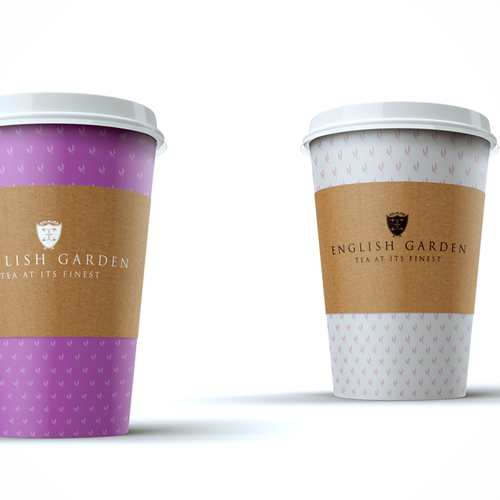 Tea paper cup - artwork design Design por BrooklynDesign™