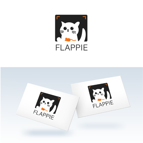 design a logo for the world's smartest cat flap door using AI Design by NS000