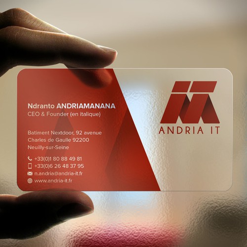 Proposta di design per un contest della categoria Biglietto da visita realizzata da Felix SH