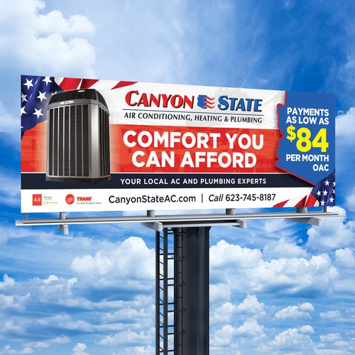 Design An Eye-Catching Billboard For An HVAC Company Design réalisé par SoftSkills