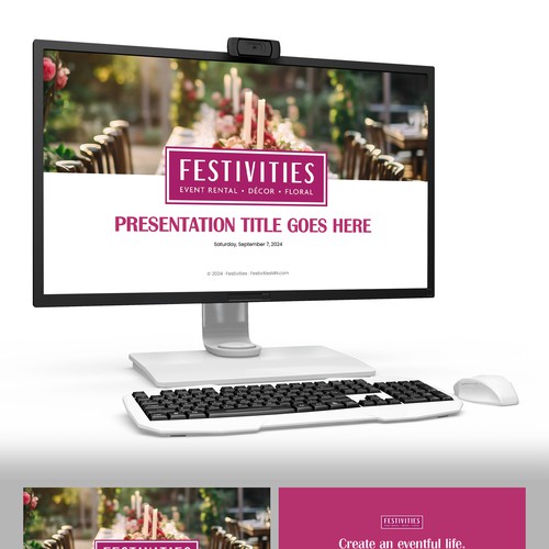 Festivities Powerpoint Deck Design by Wisden