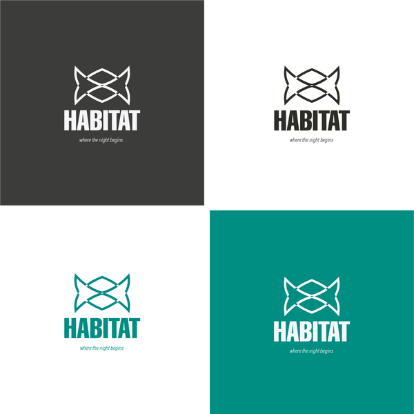 Concepto logo para un bar de copas.