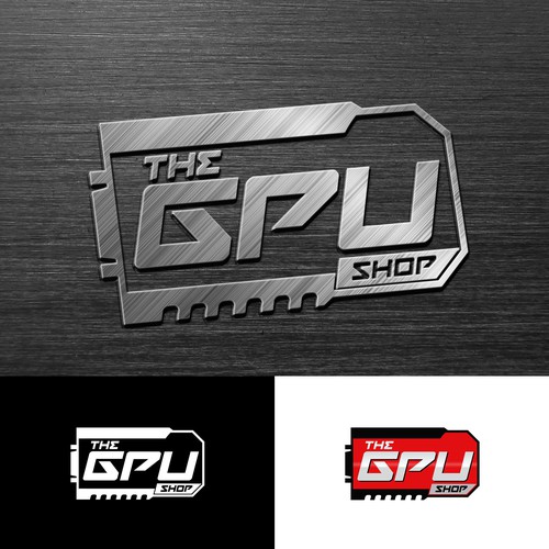 Create a futuristic logo for "The GPU Shop" Design by tetu sign