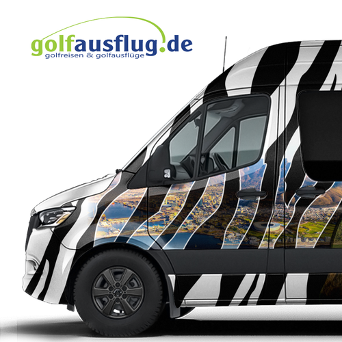 Mini Bus wraping for touristik Mercedes Sprinter Design by adelea