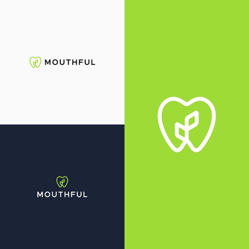 Strong, spunky yet clean logo for mouthful Design by theseventen