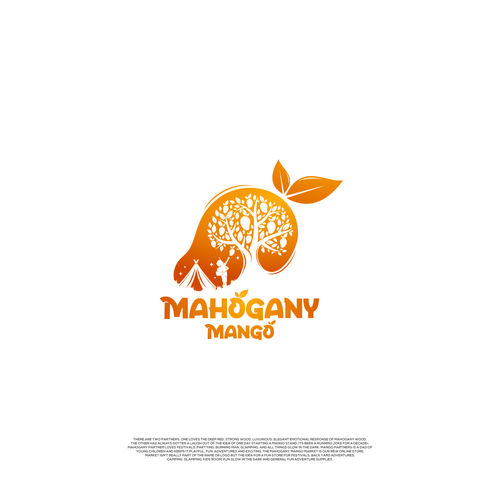 Mahogany Mango, Glow in the Dark Supplies, Festival, Glamping/Camping and Kids Room Fun Market Design by Enigma Graphic™