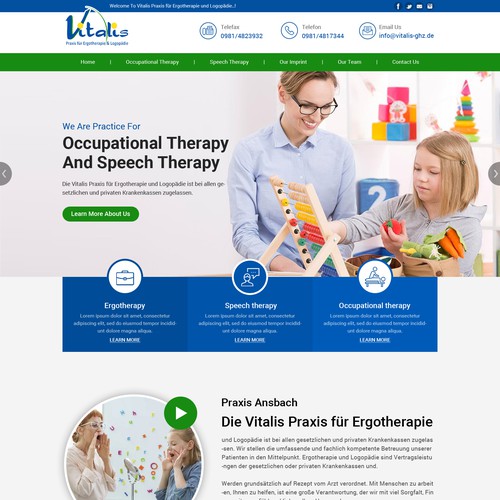 WordPress theme design contest entry by OMGuys™