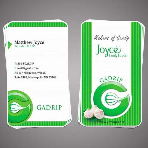 New stationery wanted for Joyce Family Foods Design von Cole.