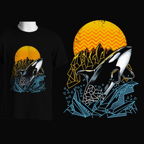 Orca - Also known as the Killer Whale Design por mac23line