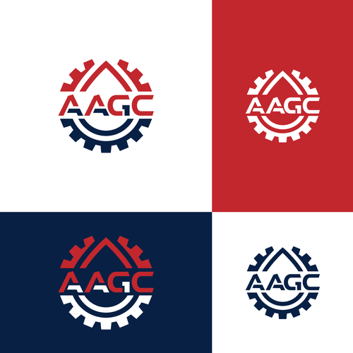“Modern Industrial Logo for AAGC – Construction & Contracting Company” Design by CaptainZZ