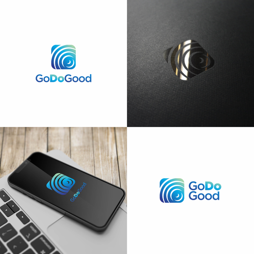 Design a modern logo for a mobile app, promoting doing good in community. Design por chandleries