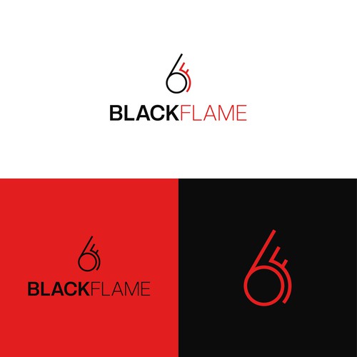 Cool, masculine Logo for company name „Black Flame” Design by alteros