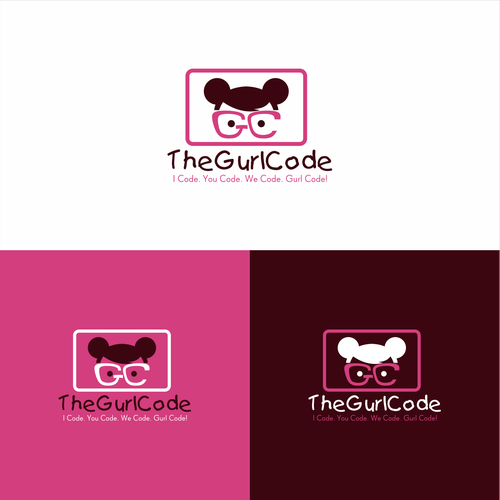 Ultimately the Cutest Dopest Techiest Logo & Website for Girls!!! Design by Grad™