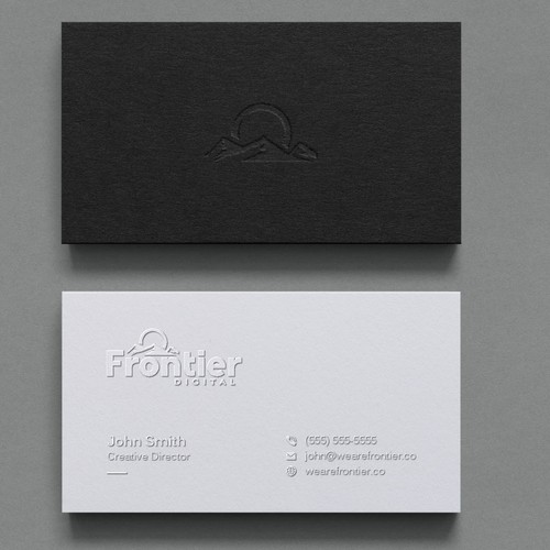 Create a business card with a rock solid brand Diseño de Xclusive16