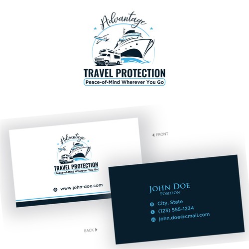 Logo and Biz Cards for Travel Company Design by monalishas