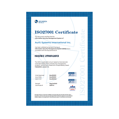 ISO Certificate Design Design by enan+grphx