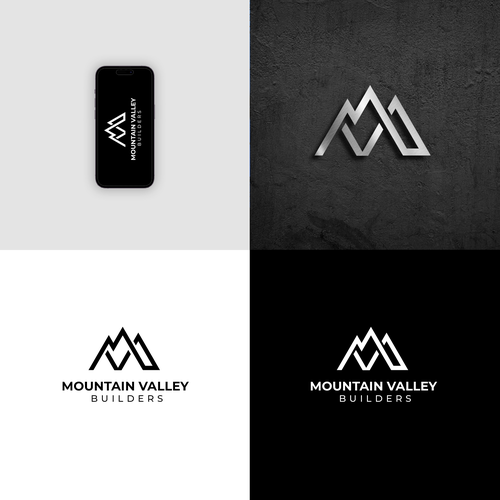 Custom Builder logo to appeal to high end clients. Design by Striker29