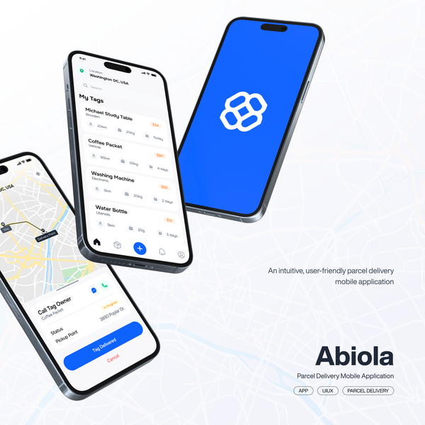 Modern and intuitive App design for package delivery
