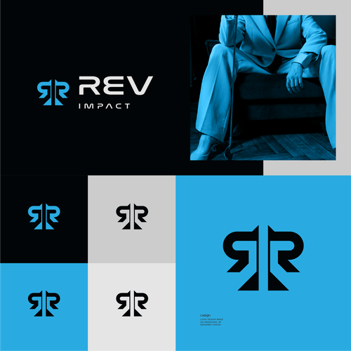 Logo design for revenue operations agency with MANY future design needs! Design by casign