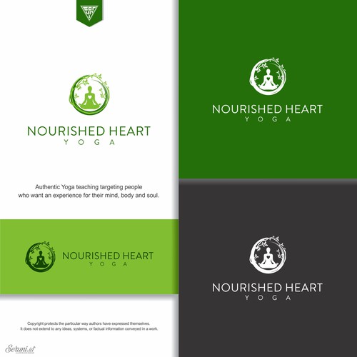 Nourished Heart Yoga needs a contemporary, minimalist logo Design by fortyeight.studio™