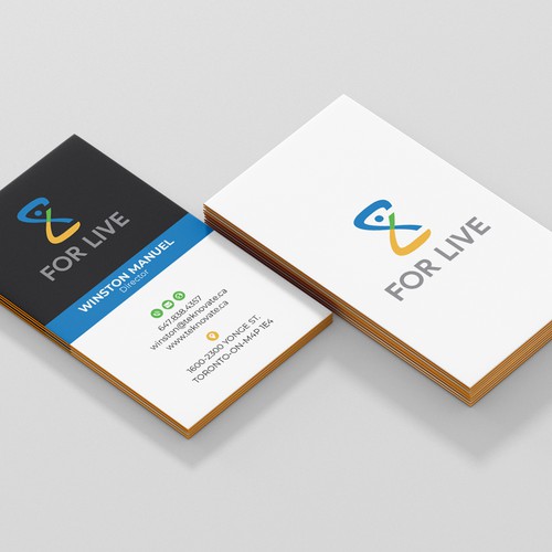 Design a suitable business card for 'For Life' Design réalisé par Birendra Chandra Das