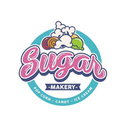 Sugar Makery New Popcorn and Candy store needs a logo!! Logo
