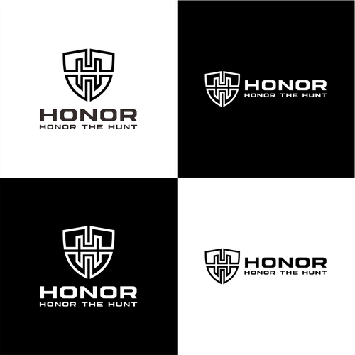 Design a masculine logo for HONOR HUNTING.com Design by NaiNia