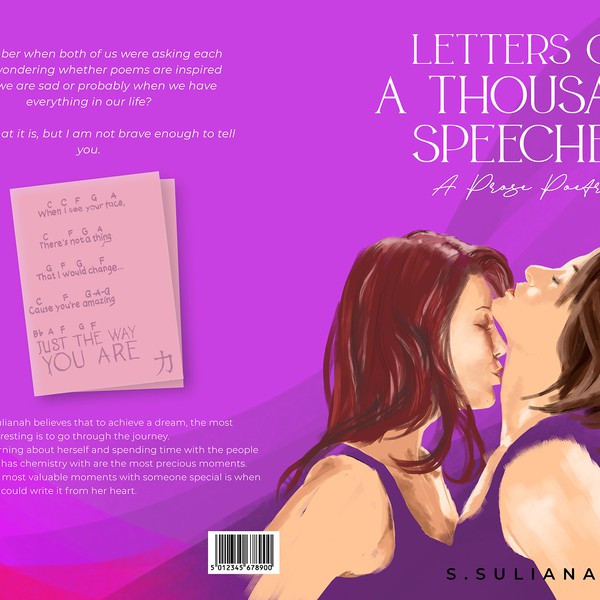 Design by darmadsgn titled "a letter of thousand speeches book cover"