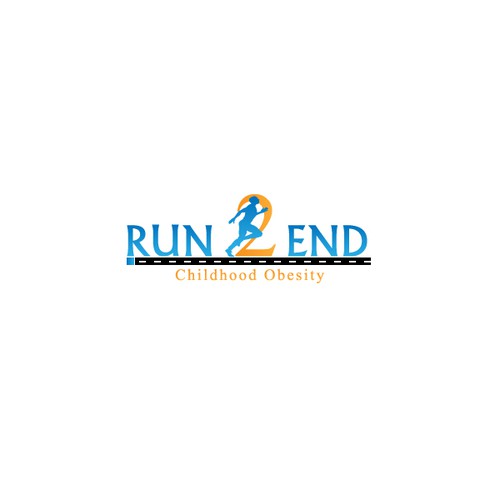 Run 2 End : Childhood Obesity needs a new logo Ontwerp door Nabil Prasla
