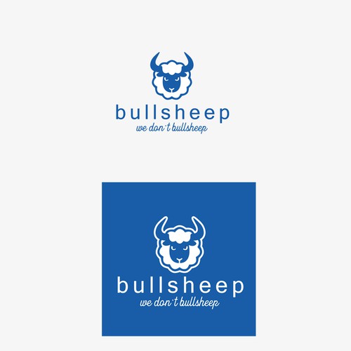 bullsheep needs a great logo - so companies don't get any more bull shit consulting Design by Alfa Design.