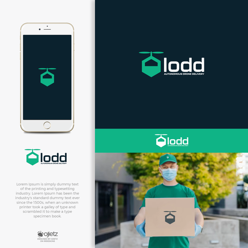 lodd - Design the modern logo of a drone delivery services venture Design by ojietz