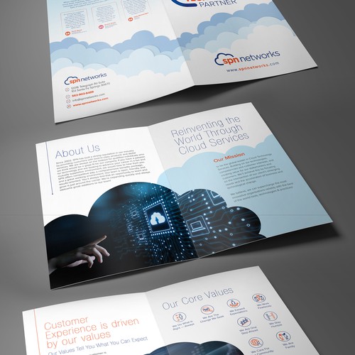 Technology Provider - Company Booklet Brochure Design by Create4Design