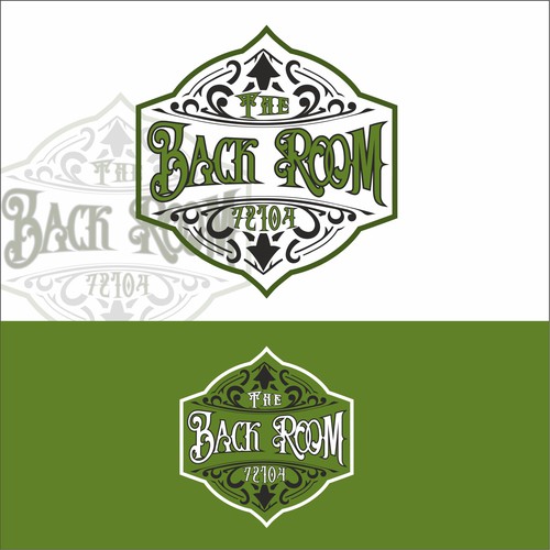 "The Back Room" logo contest for a masculine room in a home decor and gift shop Design by ElShanum Designs