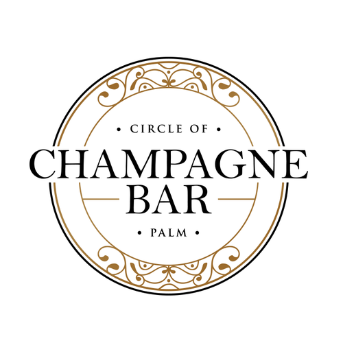 Luxury and modern Champagne Bar logo Design by Jacob Gomes