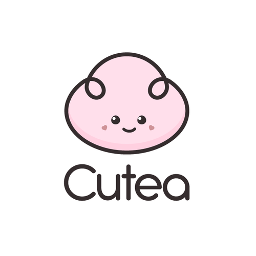 Cute and clean logo for boba/bubble tea shop! Design by AdriánKG