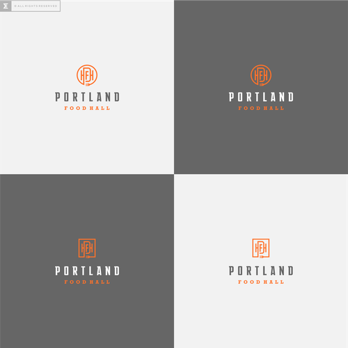 Portland Food Hall Logo & Outdoor Signage Design by artsigma