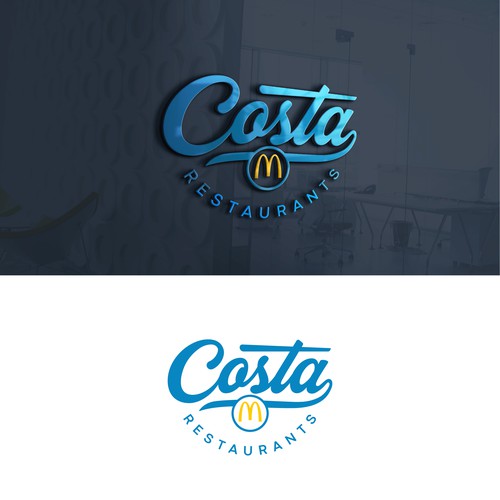 Logo for Costa Restaurants - McDonald's Design by rouf_art