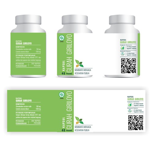 Design a Fresh, Simple, and Neat Label for An Herbal Supplement Bottle Design by Insan_M